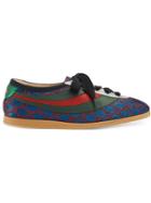 Gucci Falacer Lurex Gg Sneakers With Web - Multicolour