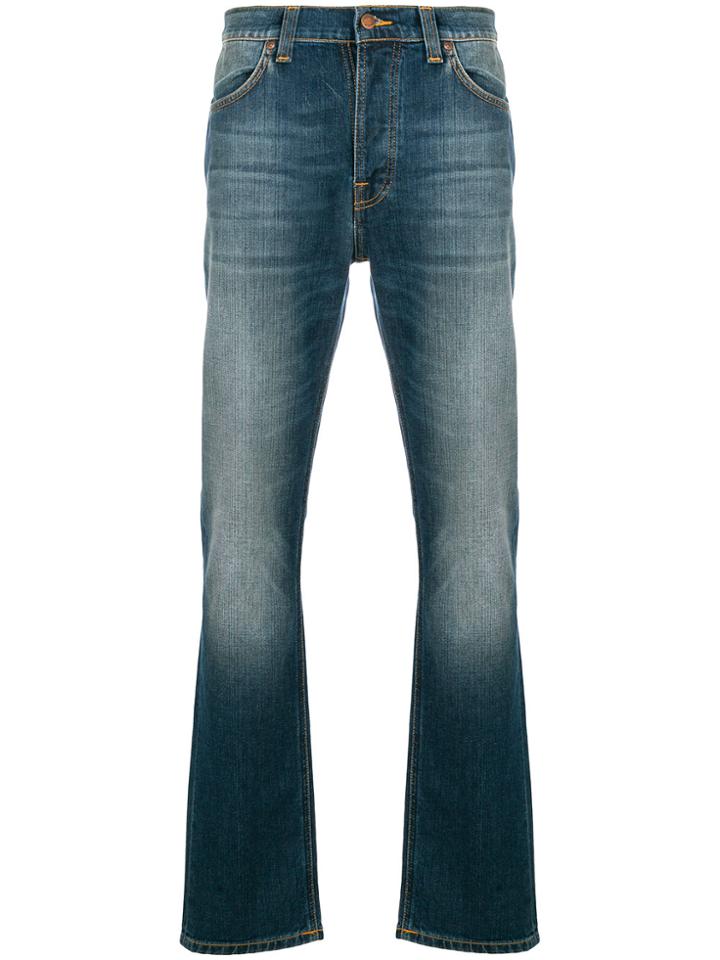 Nudie Jeans Co Straight-leg Trousers - Blue