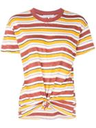 Frame Striped T-shirt - Yellow