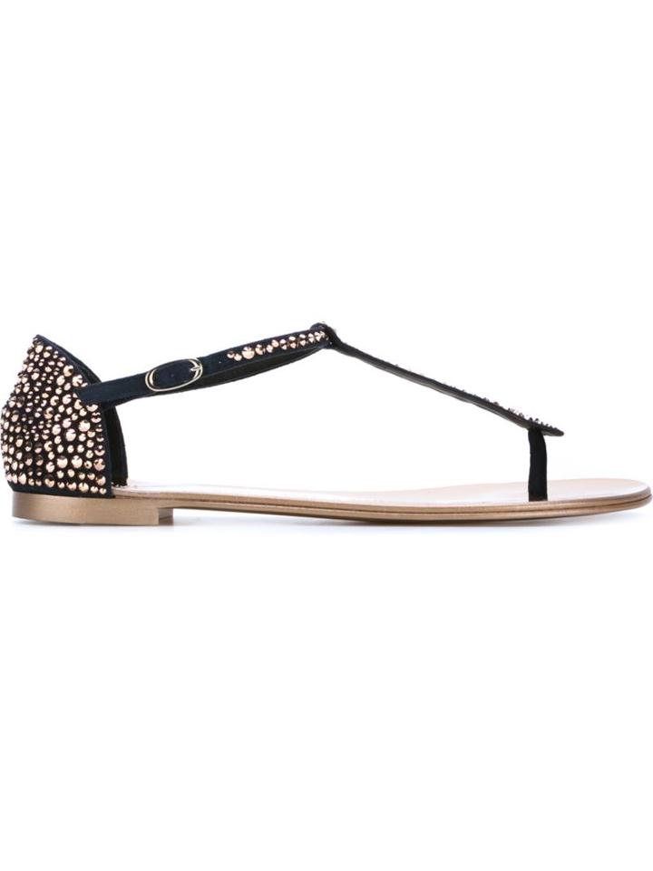 Giuseppe Zanotti Design Gaia Sandals, Women's, Size: 35, Blue, Leather