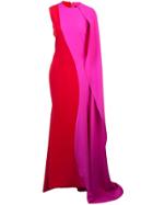 Christian Siriano Cascading Draped Gown - Pink