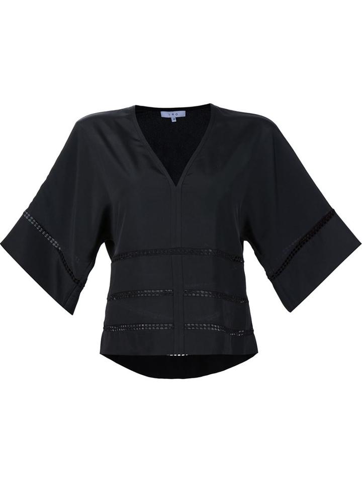 Iro Lace Detail 'nika' V Neck Blouse