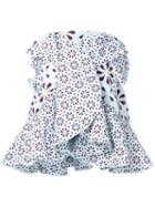 Holly Fulton Strapless Ruffle Top