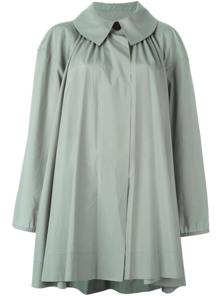 Yves Saint Laurent Vintage Cape-effect Coat - Grey