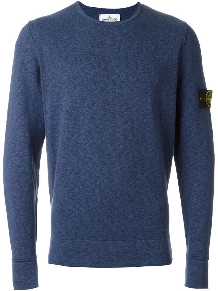 Stone Island Crew Neck Marled Sweater