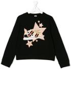 Elisabetta Franchi La Mia Bambina Teen Sneaker Print Sweatshirt -