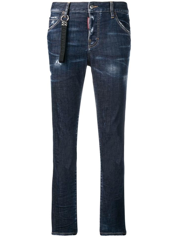 Dsquared2 Logo Strap Jeans - 470