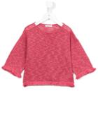 Babe And Tess Frayed Jumper, Girl's, Size: 8 Yrs, Pink/purple
