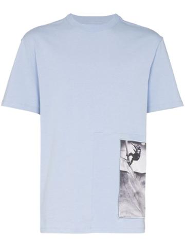 Tony Hawk X Corbijn Printed Patch T-shirt - Blue