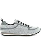 Car Shoe Lace-up Sneakers - Grey