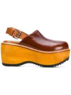 Marni Slingback Wedges - Brown