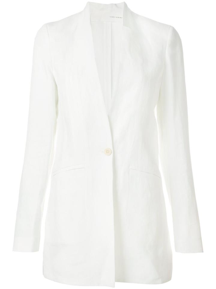 Isabel Benenato Mid-length Jacket - White