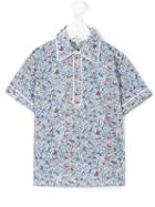 Cashmirino - Printed Polo Shirt - Kids - Cotton - 2 Yrs, Blue