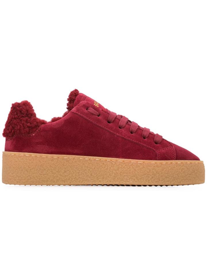 Dsquared2 Dsquared2 Snw003001601223 Bordeaux Furs & Skins->suede