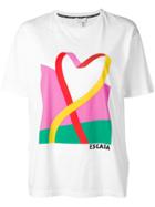Escada Sport Printed Round Neck T-shirt - White