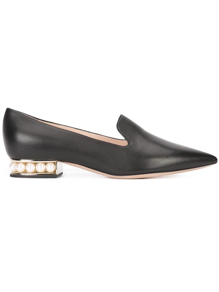 Nicholas Kirkwood 18mm Casati Pearl Loafers - Black