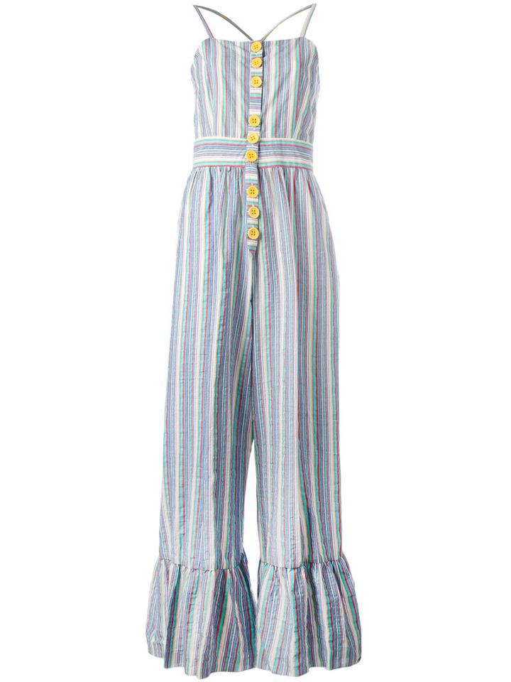 See By Chloé - Flared Jumpsuit - Women - Cotton/spandex/elastane - 38, Cotton/spandex/elastane