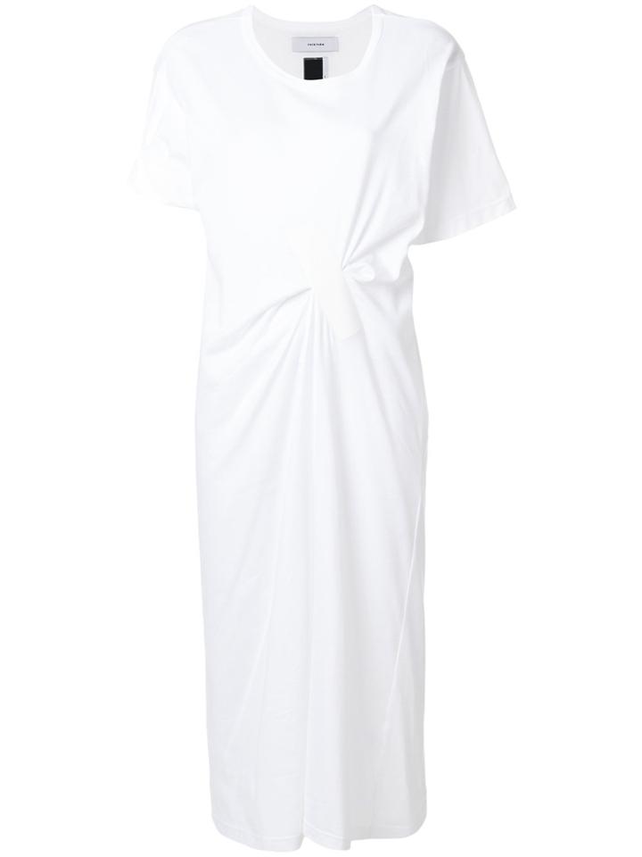 Facetasm Tape Detail T-shirt Dress - White