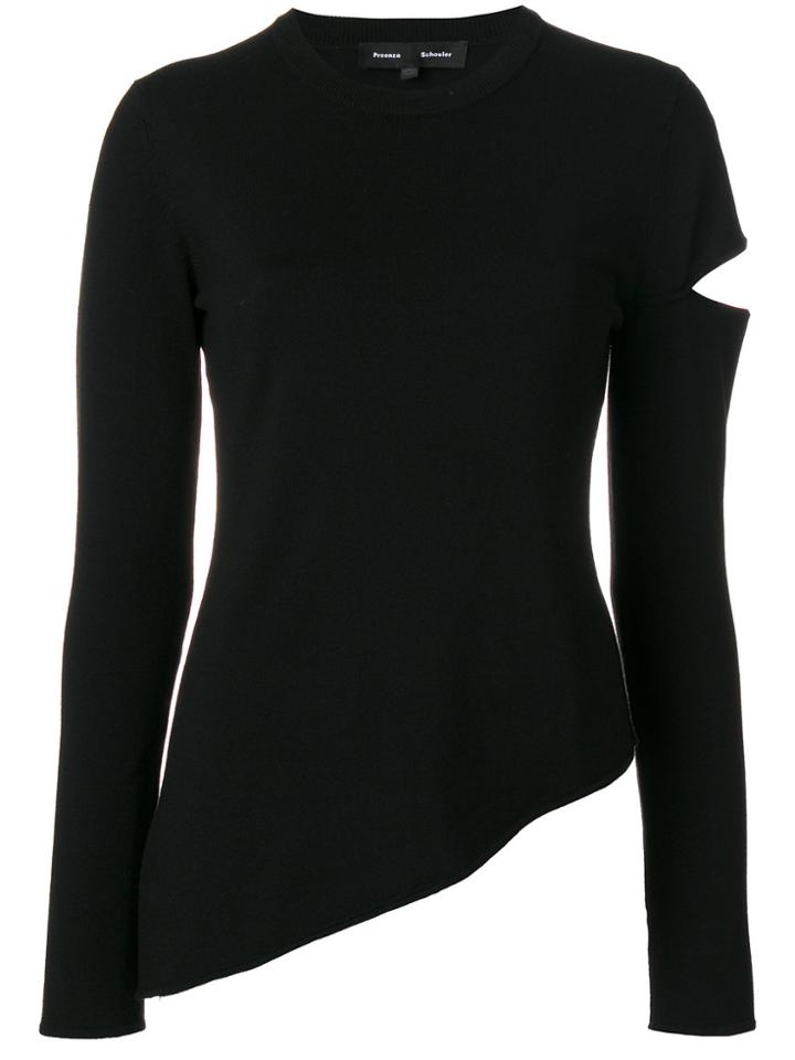 Proenza Schouler Asymmetric Top - Black