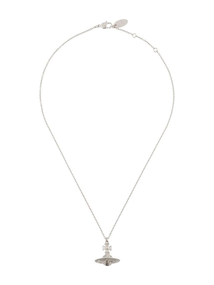 Vivienne Westwood Orbit Charm Necklace - Silver