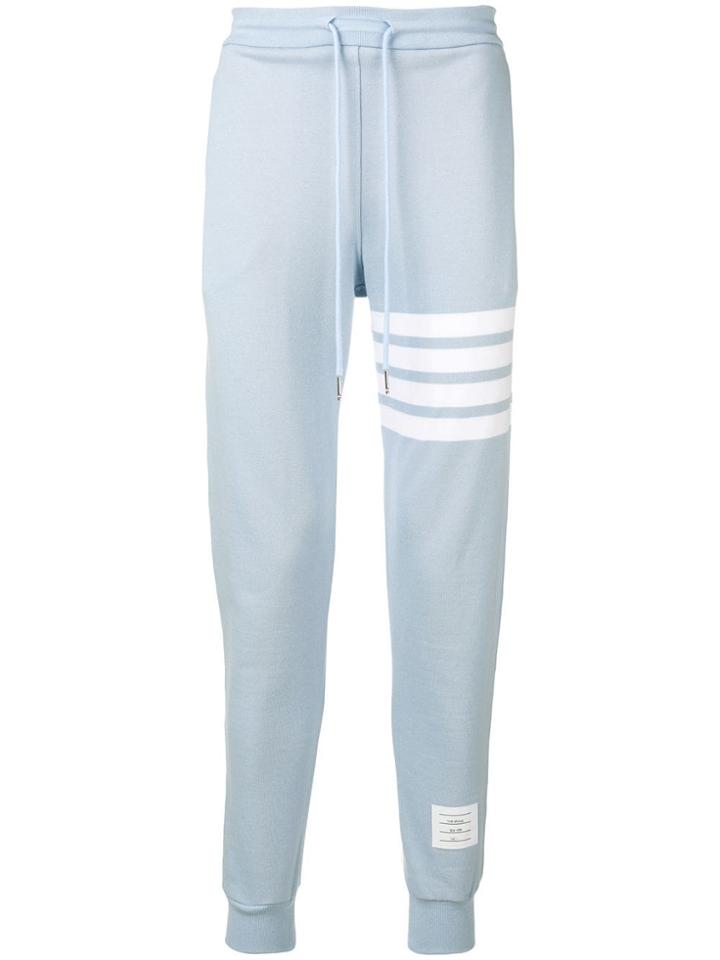 Thom Browne Engineered 4-bar Loopback Sweatpants - Blue