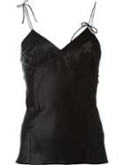 Christian Dior Vintage Tied Strap Cami Top, Women's, Size: 36, Black