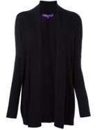 Ralph Lauren Purple Fine Knit Cardi-coat, Women's, Size: Small, Black, Nylon/spandex/elastane/merino