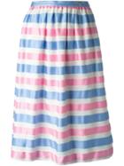 Courrèges Vintage Striped Full Skirt, Women's, Size: 36
