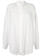Iro 'ornella' Shirt, Women's, Size: 34, White, Viscose/cotton