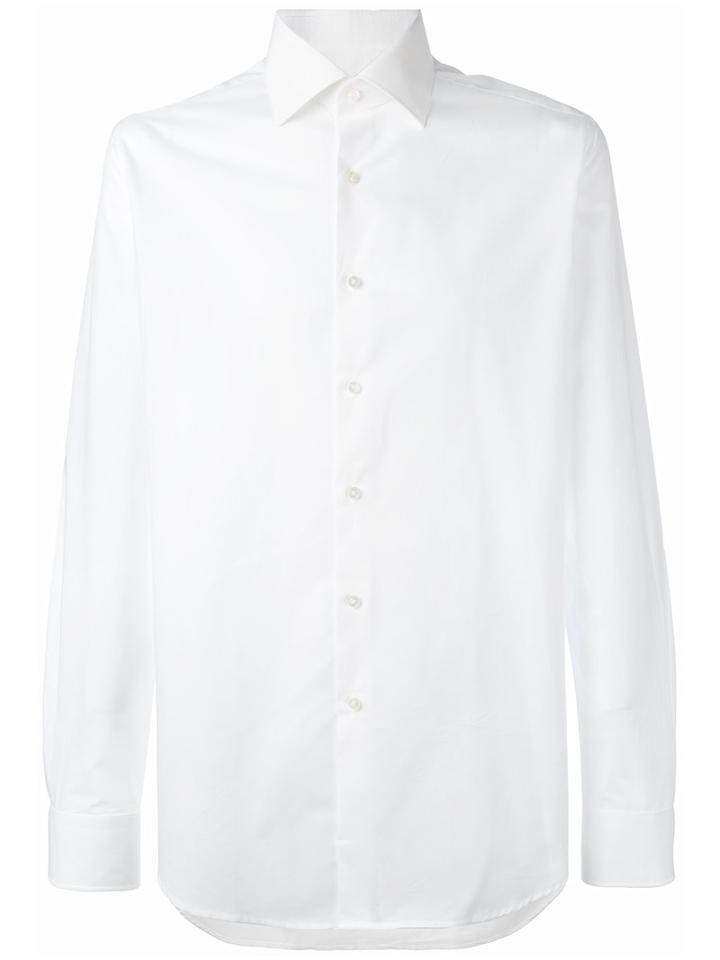 Xacus - Classic Button-up Shirt - Men - Cotton - 42, White, Cotton