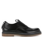 Sacai Stitched Oxford Shoes - Black