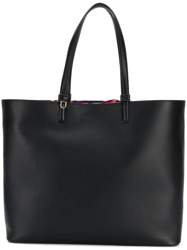 Salvatore Ferragamo Classic Shopper Tote - Black