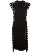 Zero + Maria Cornejo Collage Midi Dress, Women's, Size: 4, Black, Viscose/acrylic/nylon/polyester