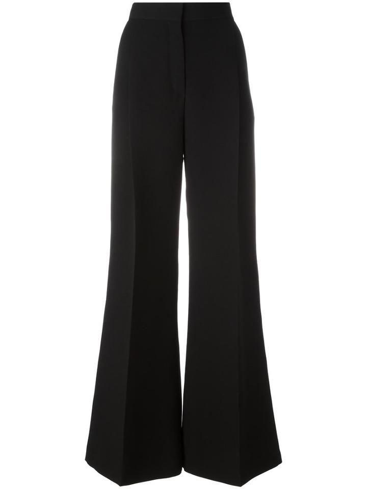Céline Large Pants, Women's, Size: 36, Black, Cotton/polyester/triacetate