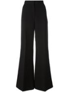Céline Large Pants, Women's, Size: 36, Black, Cotton/polyester/triacetate
