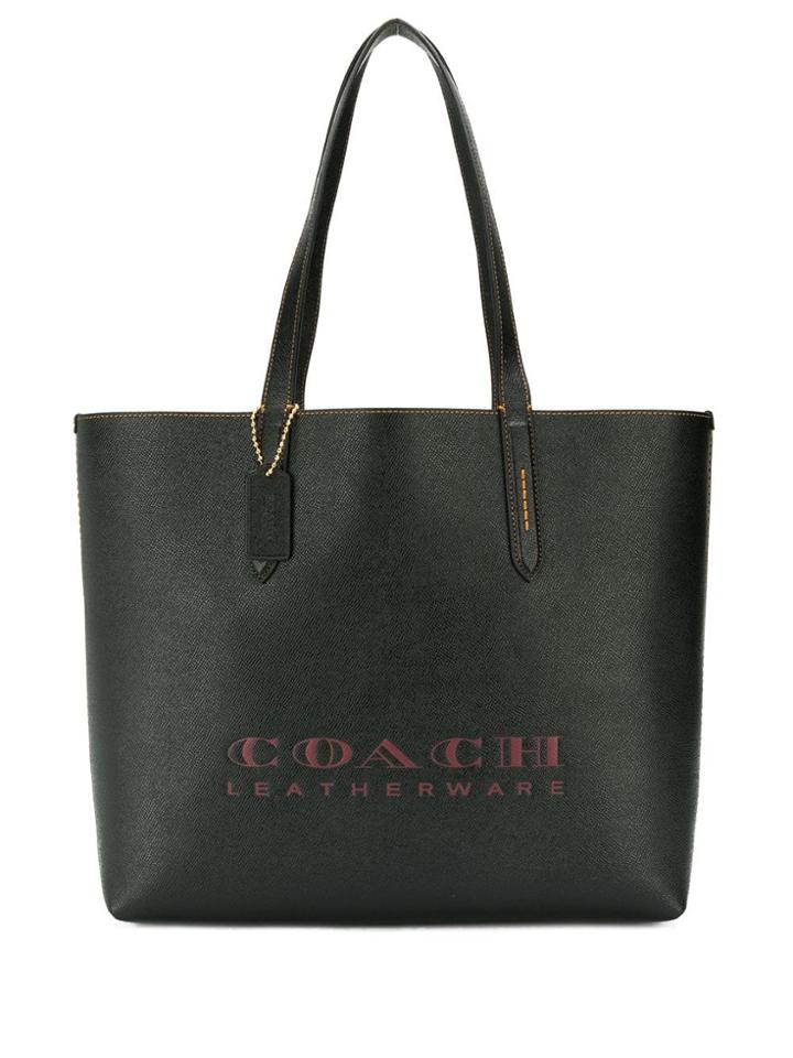 Coach Logo Tote Bag - Black