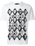 Love Moschino Statues Print T-shirt