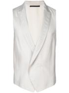 Pal Zileri Double-breasted Waistcoat - White