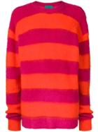 Paura Striped Jumper - Pink & Purple