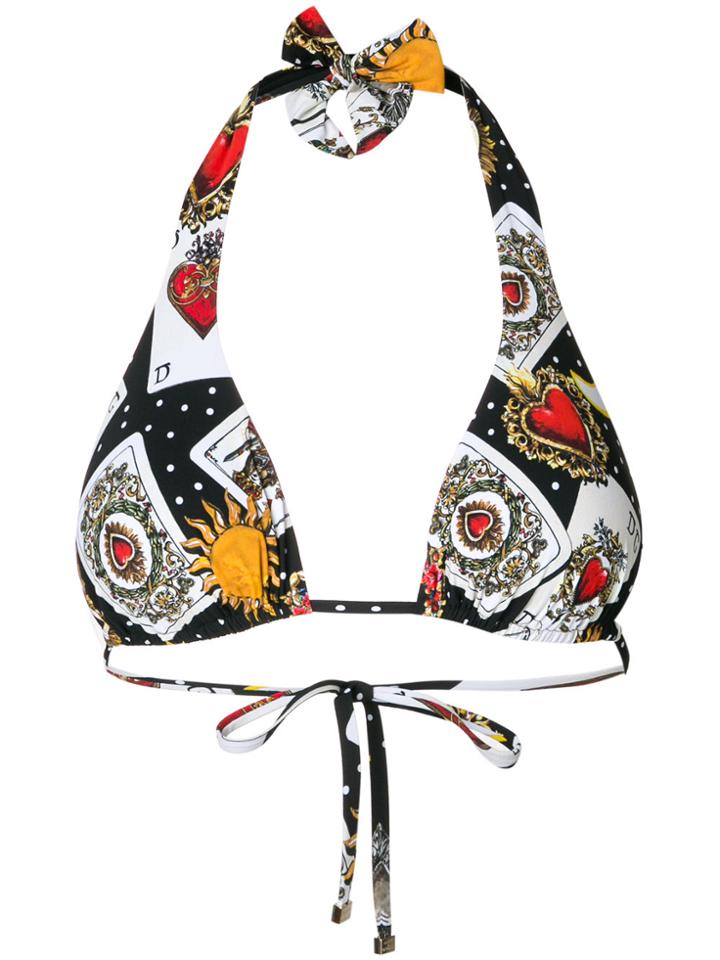 Dolce & Gabbana Printed Bikini - Black
