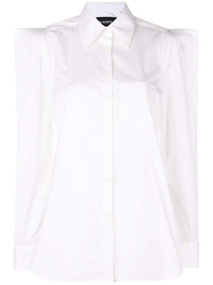 Neil Barrett Structtured Shoulder Shirt - White