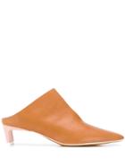Gray Matters Pointed Mules - Brown