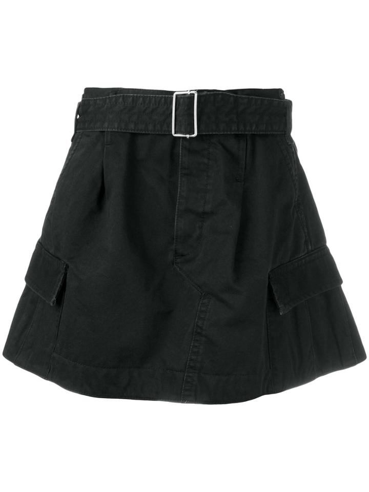 Marc Jacobs Belted Cargo Skirt - Black