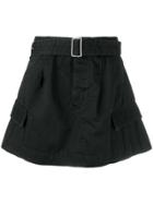 Marc Jacobs Belted Cargo Skirt - Black