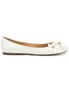Marc Jacobs Daisy Flat Ballerinas - White
