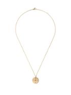 De Beers 18kt Yellow Gold Talisman Medal Diamond Small Necklace