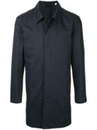 Gieves & Hawkes Straight-fit Concealed Coat - Blue