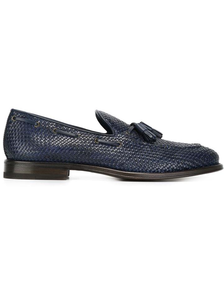 Henderson Baracco Woven Tassel Loafers