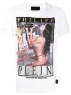 Philipp Plein Angel Print T-shirt - White