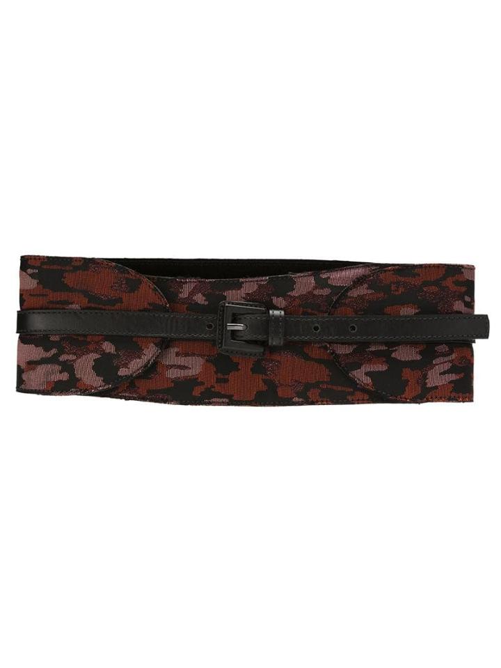 Tufi Duek Printed Buckle Belt - Brown